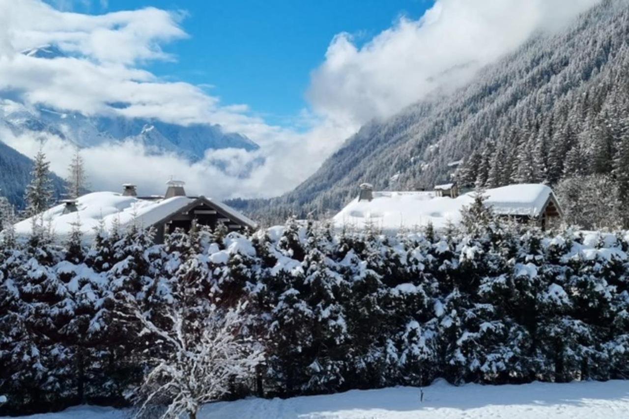 Charming Apt With Swimming Pool In Argentiere Chamonix ภายนอก รูปภาพ