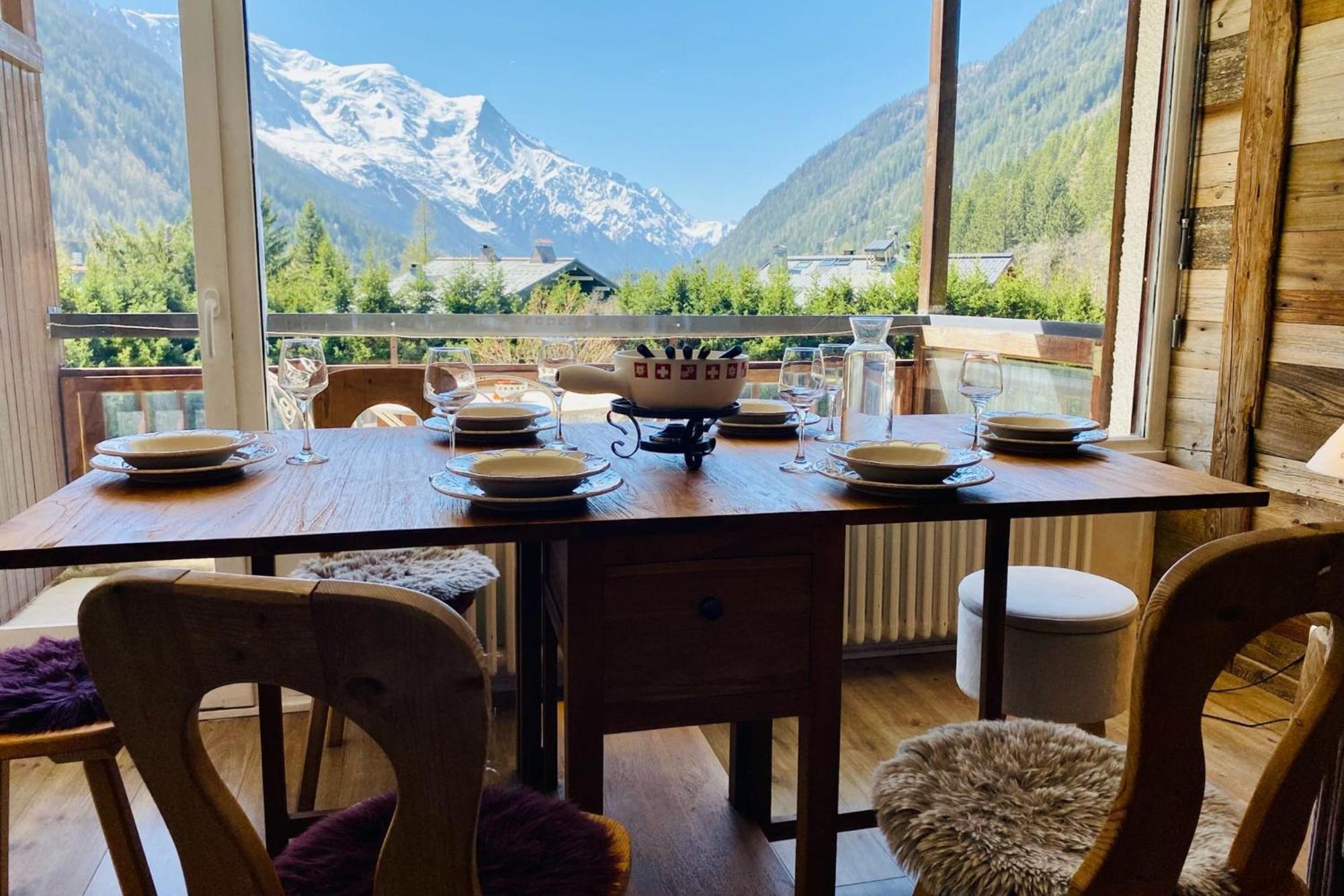 Charming Apt With Swimming Pool In Argentiere Chamonix ภายนอก รูปภาพ